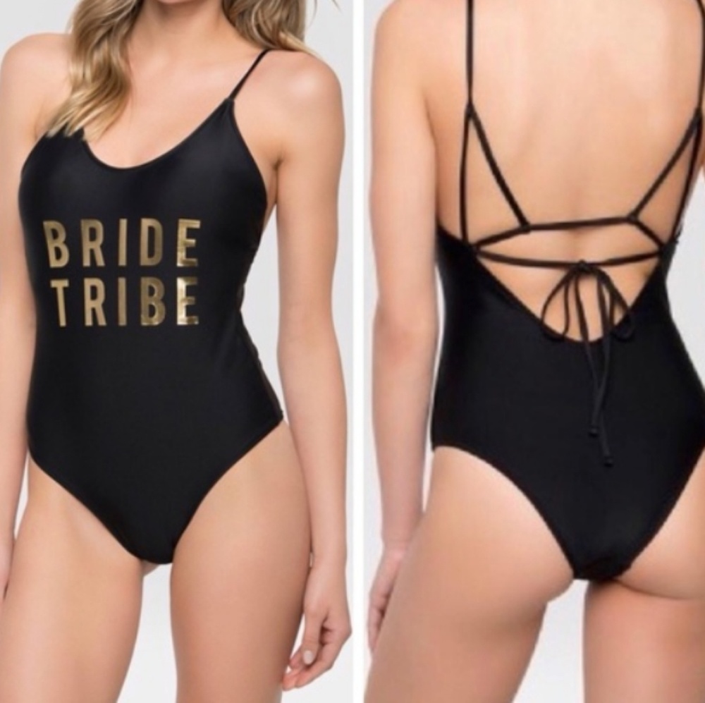 Bride Tribe One Piece Bathing Suit